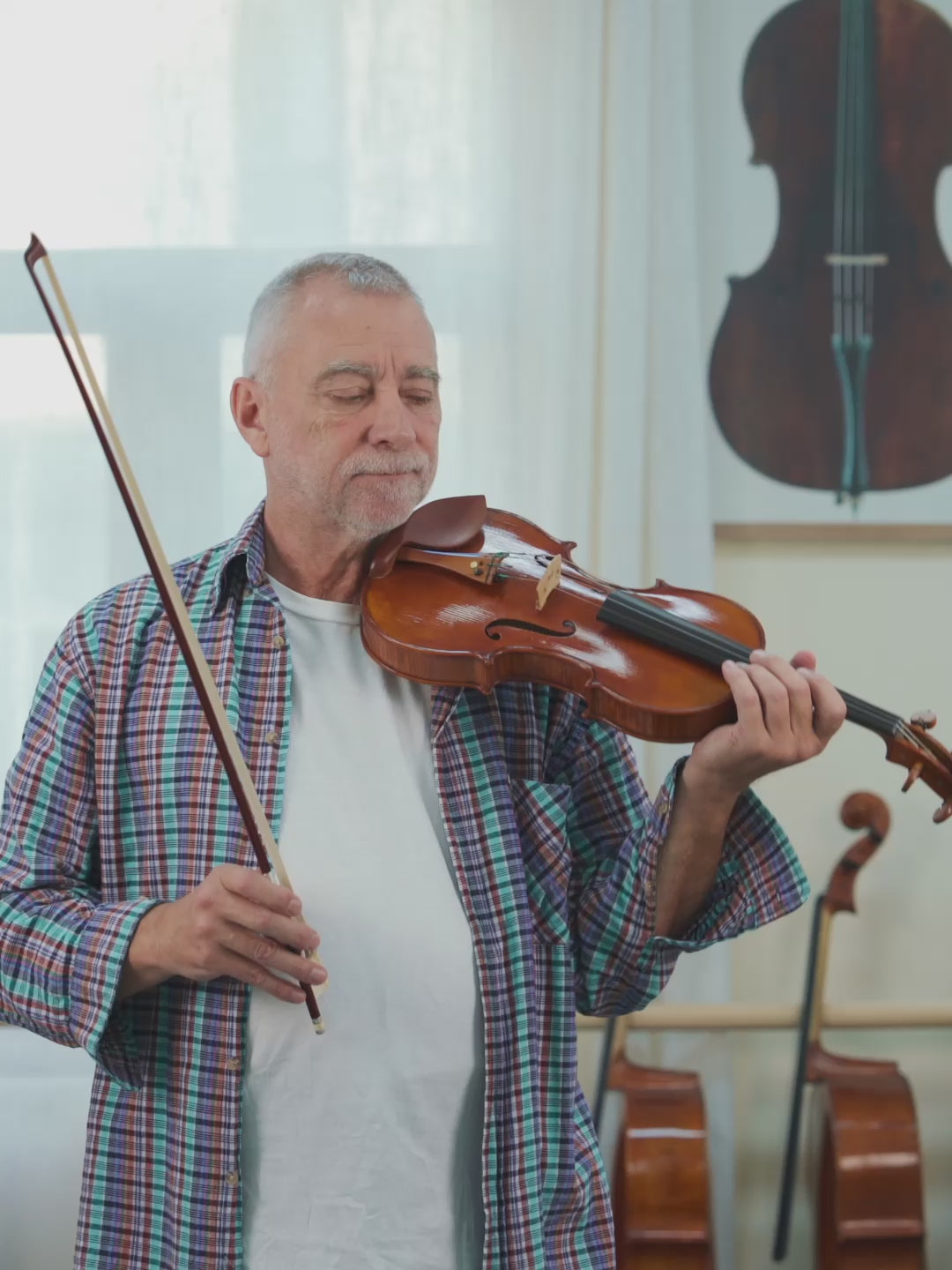 Joseph Guarneri 1743-4008  4/4 Violin IUEStrings Antique-Style